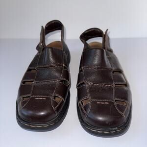 DUNHAM New Balance Monterey Fisherman Sandal Brown 9.5 EUC
